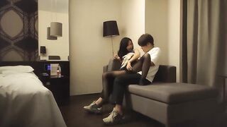 终于硬起来了外围女神温柔美腿